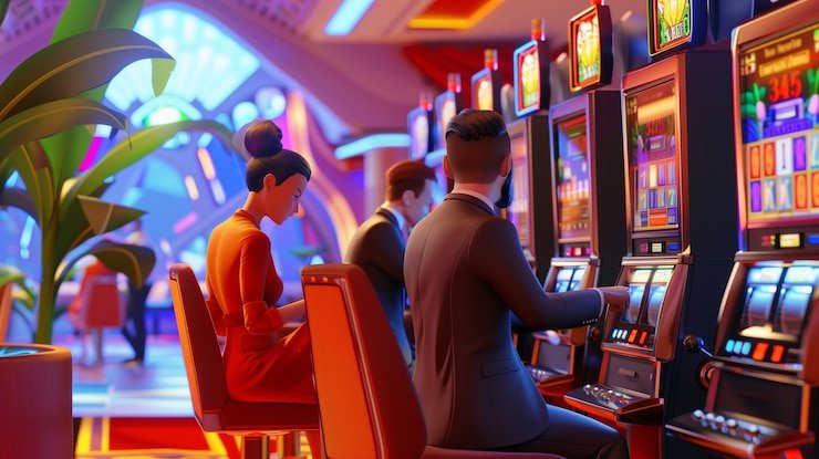 Live casino table with multiple camera angles and dealer